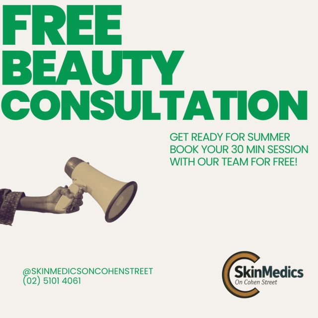 30 minutes. Expert guidance. Zero cost. ✨ Tap the link below to claim your complimentary skin session with our clinician team. Call (02) 5101 4061